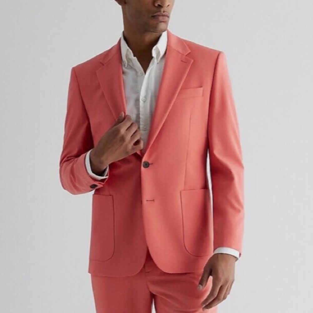 Express Pink Sport Coat Classic Cut